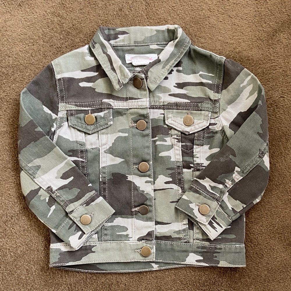 Ingrid & Isabel Kids Camouflage Jean Jacket